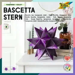 Bastelset Bascetta St. violett FOLIA 860/2020 20x20cm