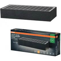 Osram Solarleuchte Kunststoff 4,3 cm inkl. Bewegungsmelder dunkelgrau