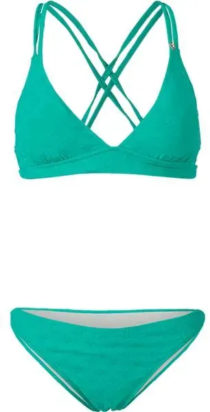 BRUNOTTI Damen Bikini Mika-Daisy, Daisy Jacquard Green, 38