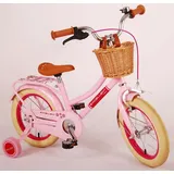 TPFSports Kinderfahrrad Volare Excellent 14 Zoll mit Rücktritt + Handbremse, 1 Gang, (Mädchen Fahrrad - Rutschfeste Sicherheitsgriffe), Kinder Fahrrad 14 Zoll mit Stützräder Laufrad Mädchen Kinderrad rosa