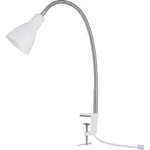 Paco Home Tischleuchte Weiß Silber 2
