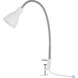Paco Home Tischleuchte Weiß Silber 2