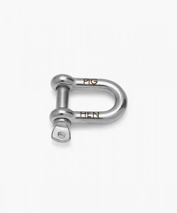 PIG & HEN - D-SHAKLE - Silber / 3 MM