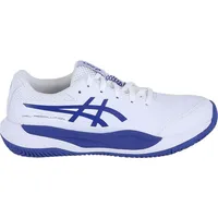 Asics Gel Resolution X Clay/Sandplatz weiss/kobaltblau Kinder