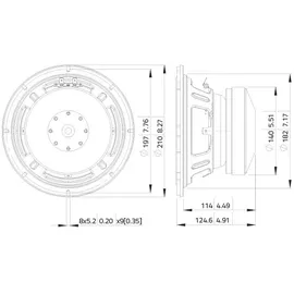 Lavoce SSF122.50L 12" Subwoofer