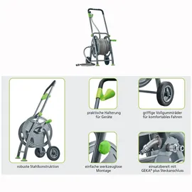 Geka Schlauchwagen P25SST 25 m grau