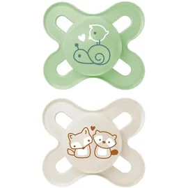 MAM Original Start Fopspeen Silicone Unisex 0-2 2 St Schnuller