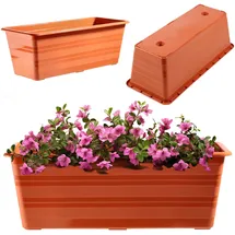 Kadax Blumenkasten 39,5 x 11 x 14 cm Rot