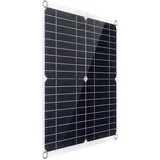 Kkmoon - Tragbares 300W flexibles Solarpanel-Kit - Monokristallines Solarpanel mit 50A Controller, doppelten USB-Anschlüssen, DC5521-Schnittstelle