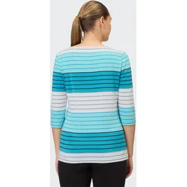 Joy Sportswear LUANA 3/4 Arm Shirt Damen light topaz stripes 46 - 46