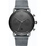 MVMT Blacktop Chrono Herren Uhr Armbanduhr Leder D-BT01-SGR | Gr.: onesize
