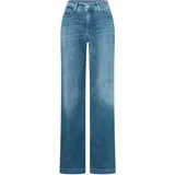 MAC Dream Wide Leg Jeans in mittelblauer Waschung-D38 / L32