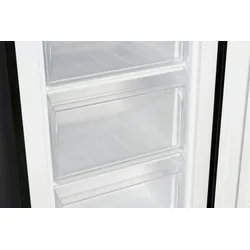 Exquisit Gefrierschrank GS81-040C schwarz | 87 l Nutzinhalt | Türanschlag wechselbar | 4 Sterne Gefrieren