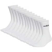 adidas Socken 12er Pack-Linear Crew Cushioned, weiß 40