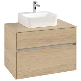 Villeroy & Boch Collaro Waschtischunterschrank 800 x 500 x 548mm - Nordic Oak