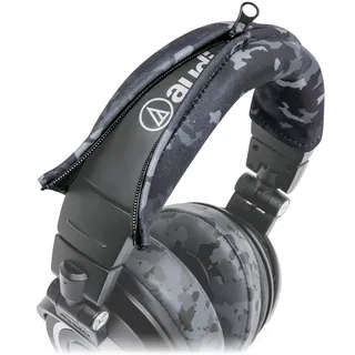 WC BandZ V2 Kopfbügel-Schutzhülle für Audio Technica ATH M Serie Kopfhörer - Maschinenwaschbar, kein abblätterndes Leder mehr - Kompatibel mit M50X / M50XBT / M50 / M40X & mehr | (Black Camo)