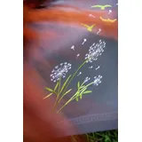 Vervaco Stickpackung Tischdecke Sticken Set Erwachsene Vorgedruckt Blumenflaum Stickdecken Vorgezeichnet Decke Sticken Stickpackung Plattstich 80 x 80 cm Stoff zum Sticken Kreatives Geschenk