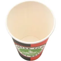 vidaXL Pappbecher 0,4 l Rot und Schwarz 1000 St.
