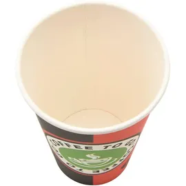 vidaXL Pappbecher 0,4 l Rot und Schwarz 1000 St.