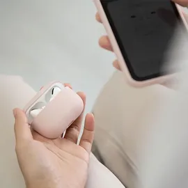 Uniq Lino Airpods Pro Silikonhülle Lavendel/lila Lavendel