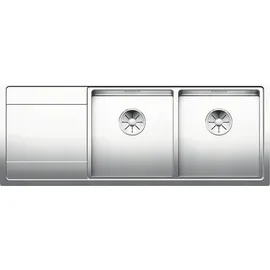 Blanco Divon II 8 S-IF rechts Edelstahl Seidenglanz + Excenterbetätigung + InFino