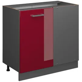 Vicco Eckunterschrank R-Line 86 x 46 x 81,5 cm Weiß