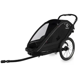 Hamax Breeze 2 Sitzer Kinderanhänger schwarz