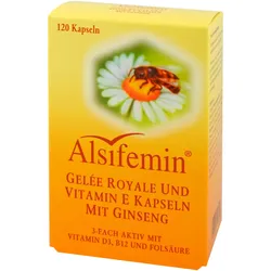 Alsifemin Gelée Royale und Vitamin E Kapseln mit Ginseng