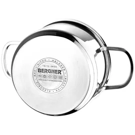 BERGNER Classic Topf-Set 6-tlg. 2 x Topf + 2 x Bratentopf + 2 x Stielkasserolle