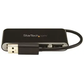 Startech StarTech.com Mobiler 4-Port-USB 2.0-Hub mit integriertem Kabel