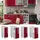 Vicco Apothekerschrank R-Line Bordeaux Hochglanz/Weiß 30 cm AP Marmor
