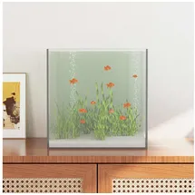 vidaXL Aquarium 30 l mit Speicher Transparent/Weiß