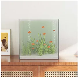 vidaXL Aquarium 30 l mit Speicher Transparent/Weiß