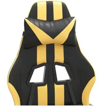 vidaXL Gaming-Stuhl Gold Schwarz