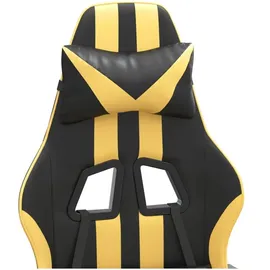vidaXL Gaming-Stuhl Gold Schwarz