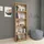 [en.casa] Bücherregal, Eiche, 5 Fächer, 55x172x20 cm, Wohnzimmer,, - 2 Jahre Gewährleistung - mind. 14 Tage Rückgaberecht - Braun