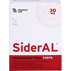 Fresenius Sideral Eisen Forte 30 mg Sachets 30 St.