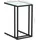 vidaXL Computer-Beistelltisch Weiß Marmor 50x35x65 cm Hartglas