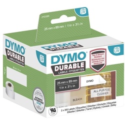 Dymo LabelWriter Kunststoff-Etiketten »2112285« 25 x 89 mm weiß