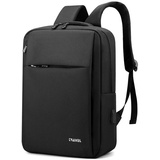 Business-Rucksack für Herren, USB-Aufladung, wasserdichte Tasche, Multifunktions-Diebstahl-Rucksack für Laptop, 15,6 Zoll, reflektierend