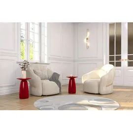 kayani Beistelltisch Rot Buche 32 x 44 cm