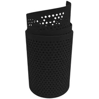 zaun|zu® Sichtschutzstreifen 2,55 m schwarz Metall 2 St.
