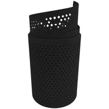 zaun|zu® Sichtschutzstreifen 2,55 m schwarz Metall 2 St.