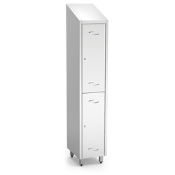 Kleiner Schrank mit 2 Türen 370x480x2010 mm.