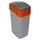 Curver Flip Bin 50 l silber/rot
