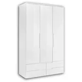 Pol Power Spice Kleiderschrank Holzwerkstoff Melaminbeschichtet Weiß hochglanz