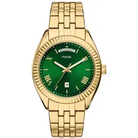 Fossil Campbell Herren 42MM Goldfarbene Edelstahluhr, FS6142