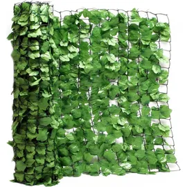 Wiltec Sichtschutznetz 300 x 100 cm Grün Polyester