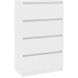 vidaXL Sideboard Weiß 60x35x98,5 cm Holzwerkstoff