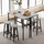 Homcom 2 Bartisch mit 4 Stühlen im Industrial Design Grau